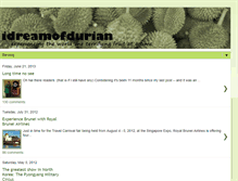 Tablet Screenshot of idreamofdurian.com